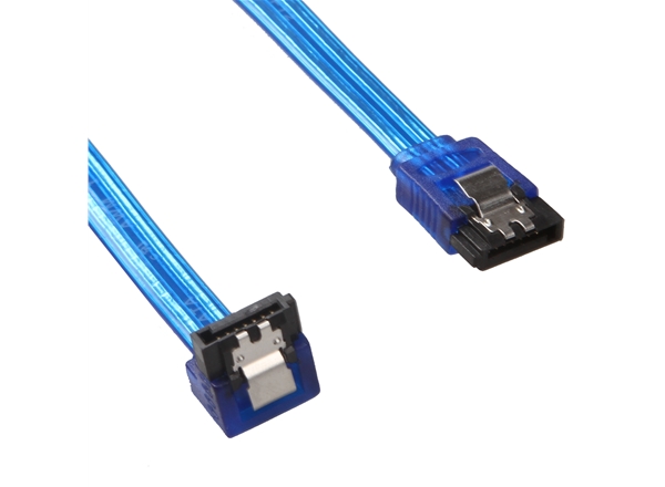 SATA 7P硬盤數據（jù）線透明藍